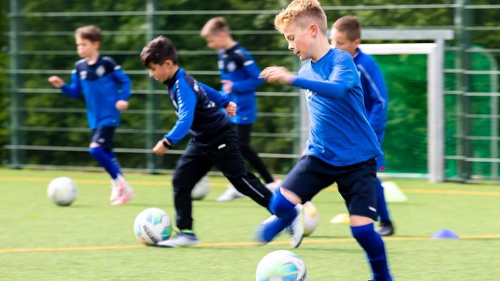 U12-Jugend der SV Böblingen darf endlich wieder auf dem Platz trainieren
