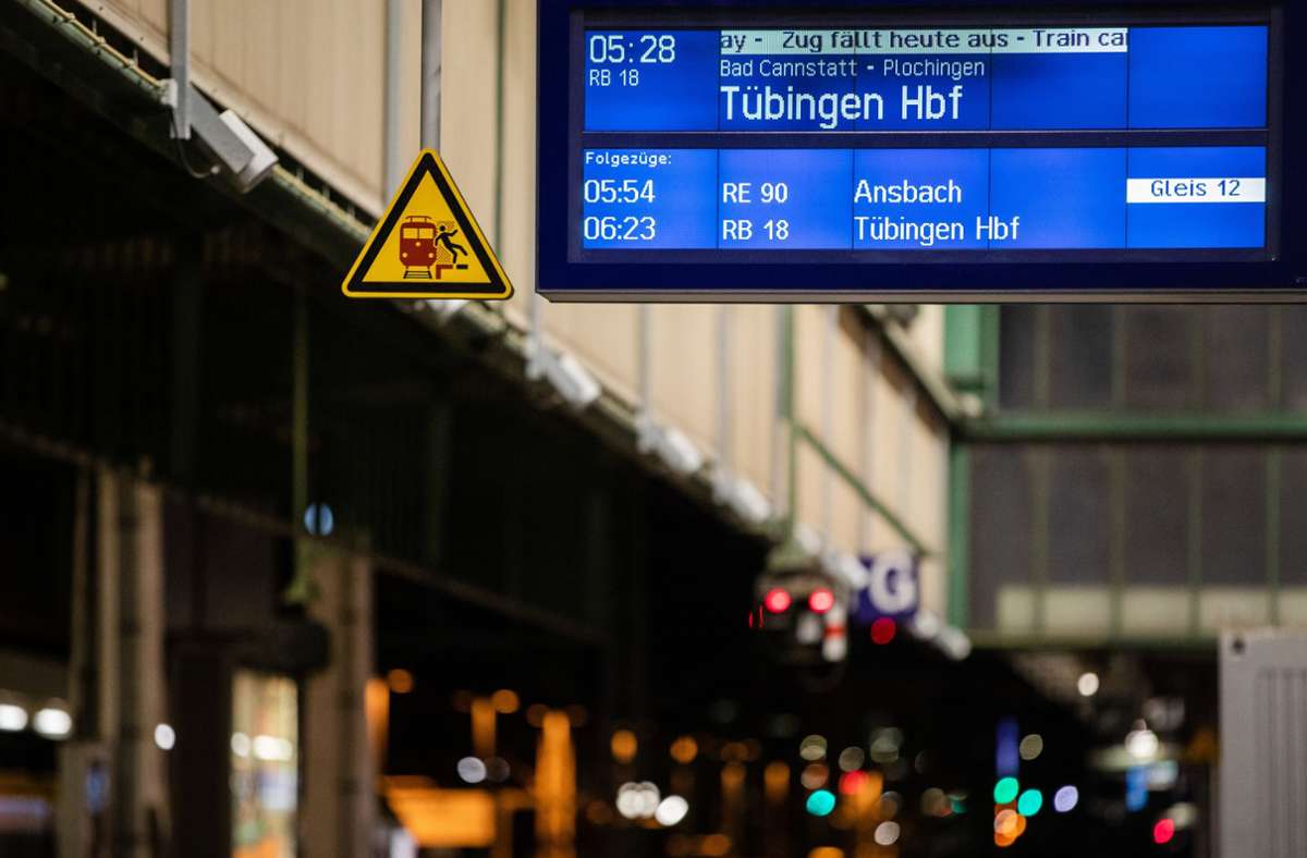 Stuttgart stark betroffen: Streiks haben begonnen – was auf Zugreisende zukommt