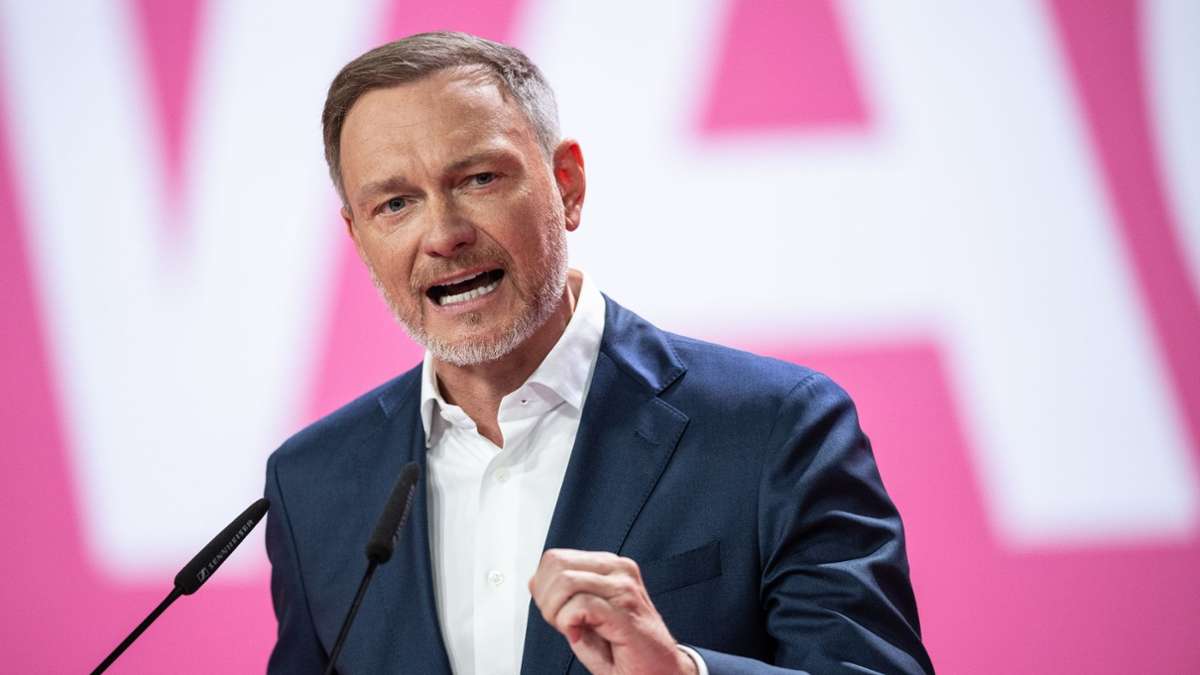 Die Rede des Bundesvorsitzenden der FDP, Christian Lindner, kam bei den Delegierten des Parteitags in Berlin gut an.