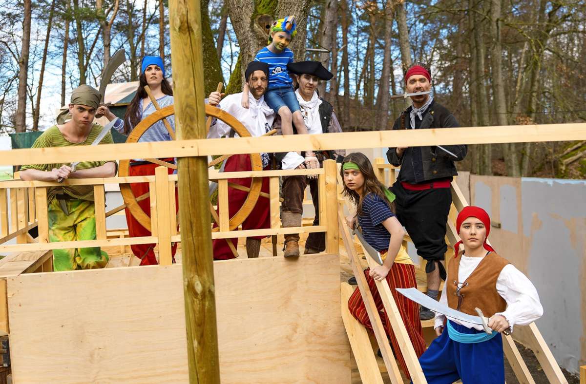 Ein Piratenabenteuer für die ganze Familie: Das Naturtheater Renningen zeigt in diesem Jahr das Stück „Die Schatzinsel“.