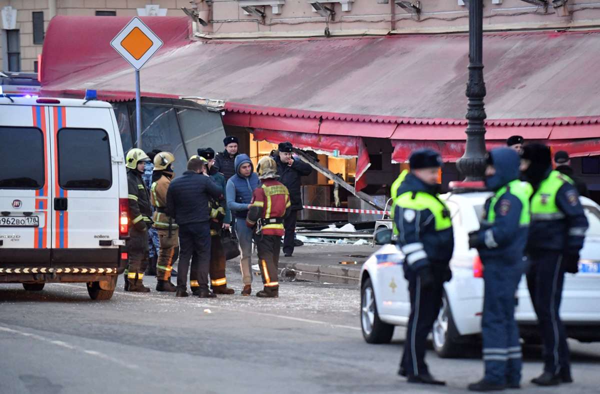 Sankt Petersburg: Russischer Kriegskorrespondent bei Explosion getötet
