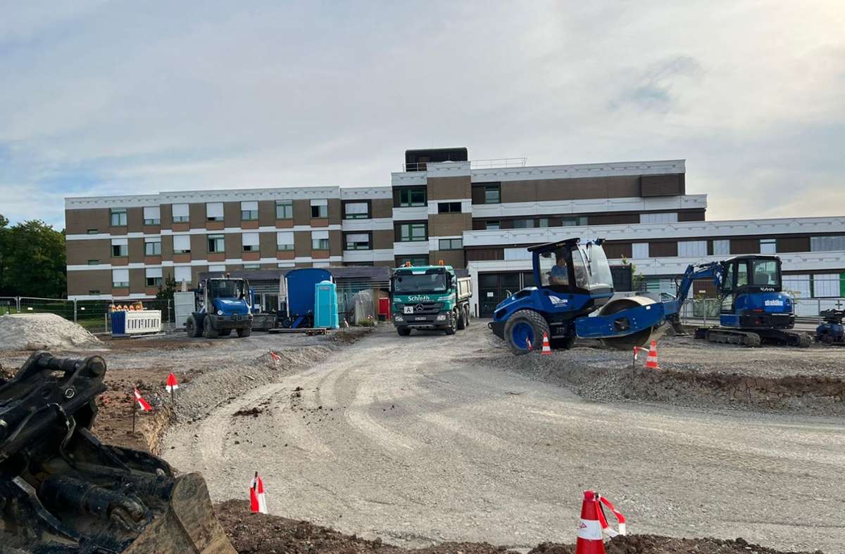 Klinik in Herrenberg: Weniger Parkplätze am Krankenhaus