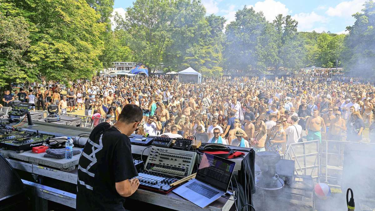 WET-Festival in Sindelfingen: Techno-Beats bei bester Party-Stimmung
