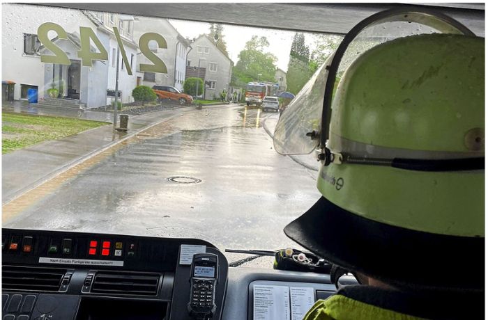 Nach Unwetter über Weil im Schönbuch: Feuerwehr muss 42 Hochwassereinsätze abarbeiten