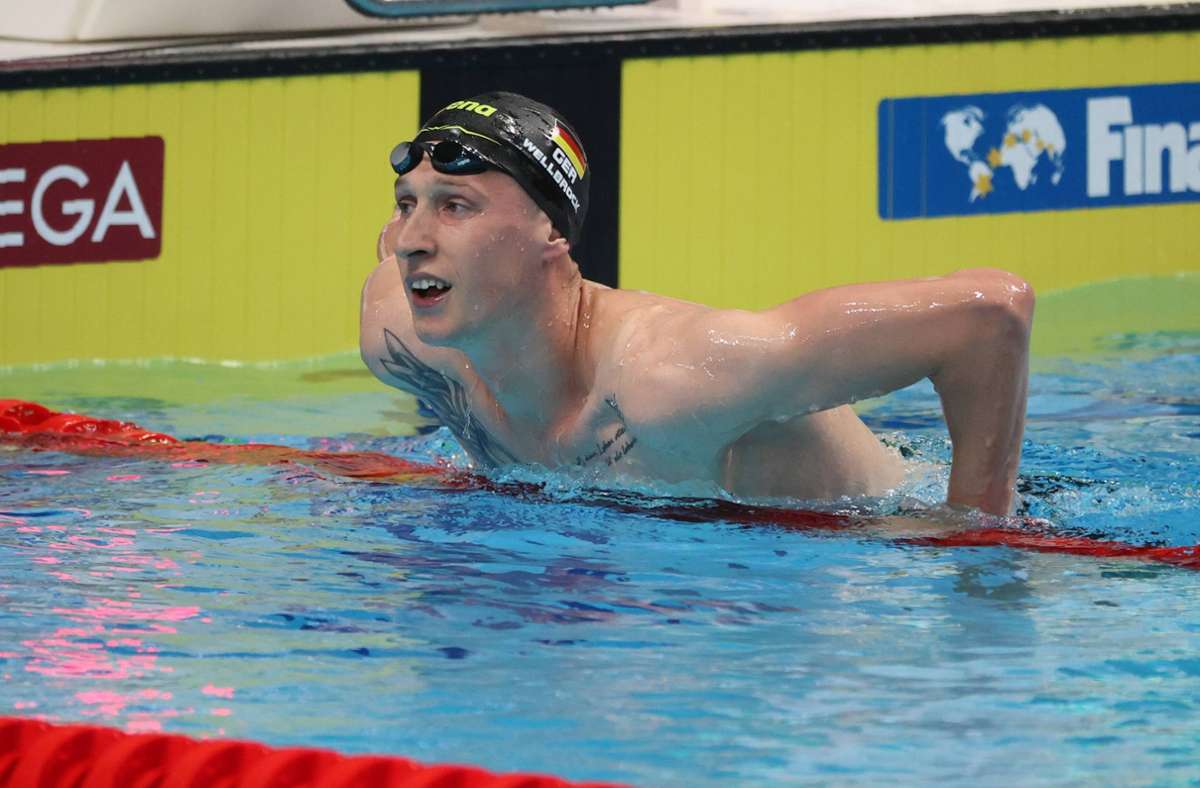 Schwimm-WM in Budapest: Florian Wellbrock bejubelt Silber über die 800 Meter Freistil