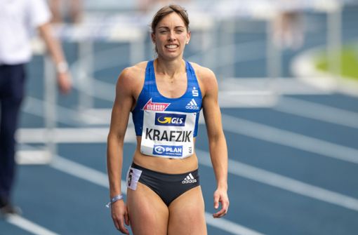 Olympiateilnehmerin Carolina Krafzik startet sowohl am Samstag als auch am Sonntag. Foto: Eibner/Kohring