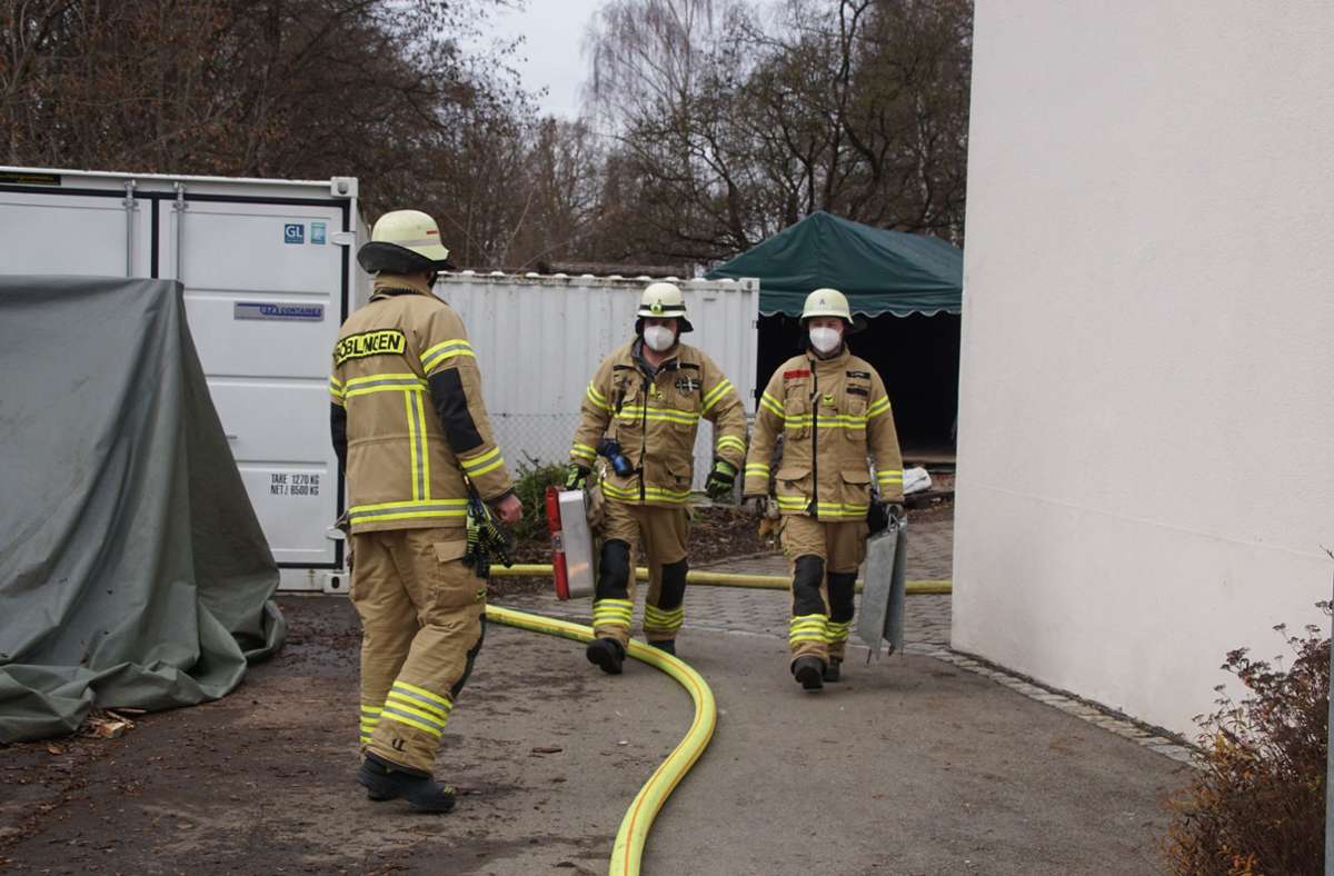 Mineraltherme Böblingen: Feuerwehr löscht Brand in Sauna