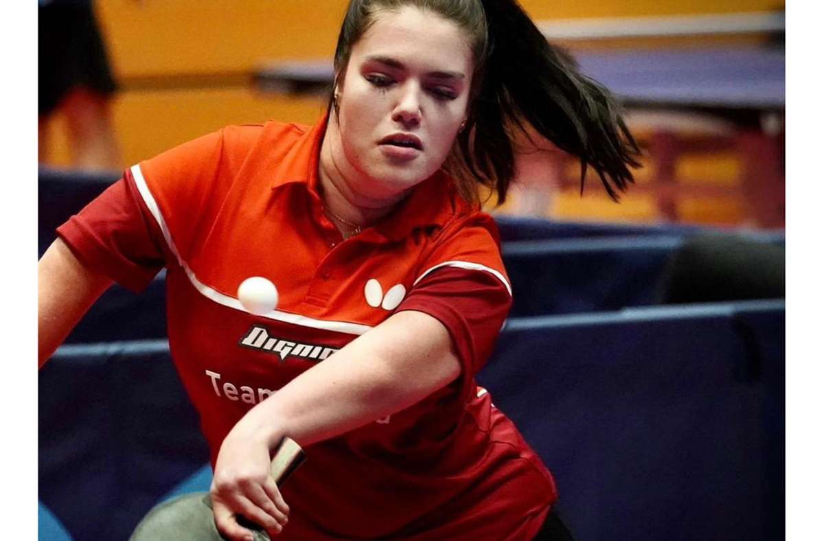 Tischtennis-Para-DM: Celine Pistora von der SV Böblingen wird deutsche Vize-Meisterin