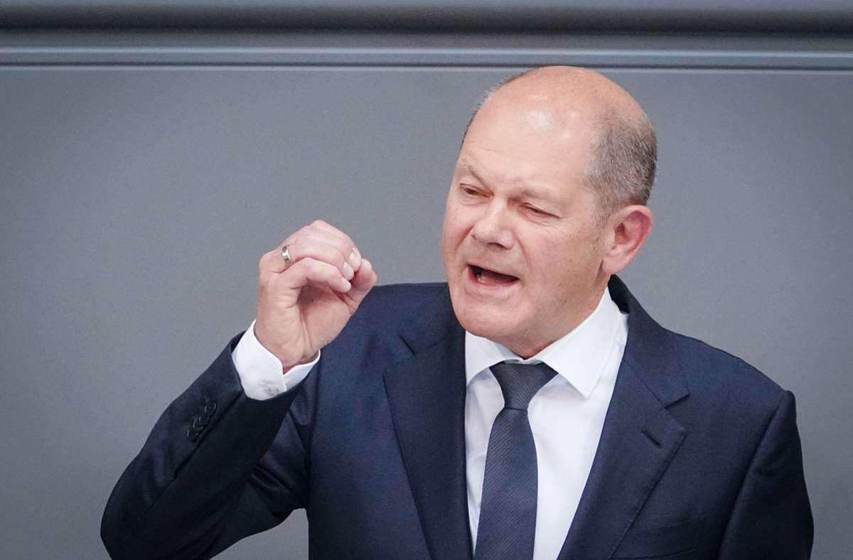 Der Kanzler im Bundestag: Scholz verteidigt Politik „der Besonnenheit“
