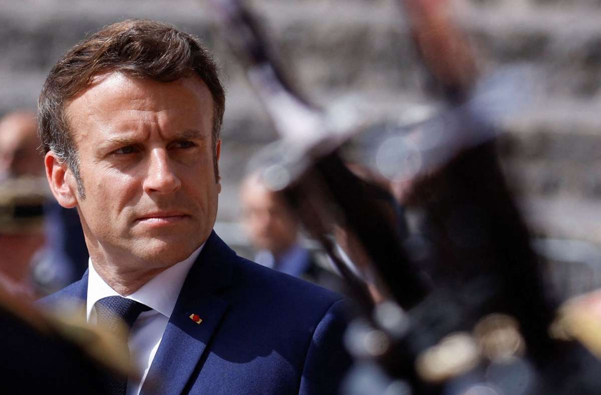 Emmanuel Macron steht in Frankreich in der Kritik. Foto: AFP/GONZALO FUENTES