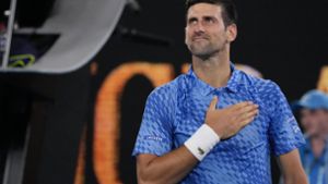 Novak Djokovic   mühelos in zweiter Runde