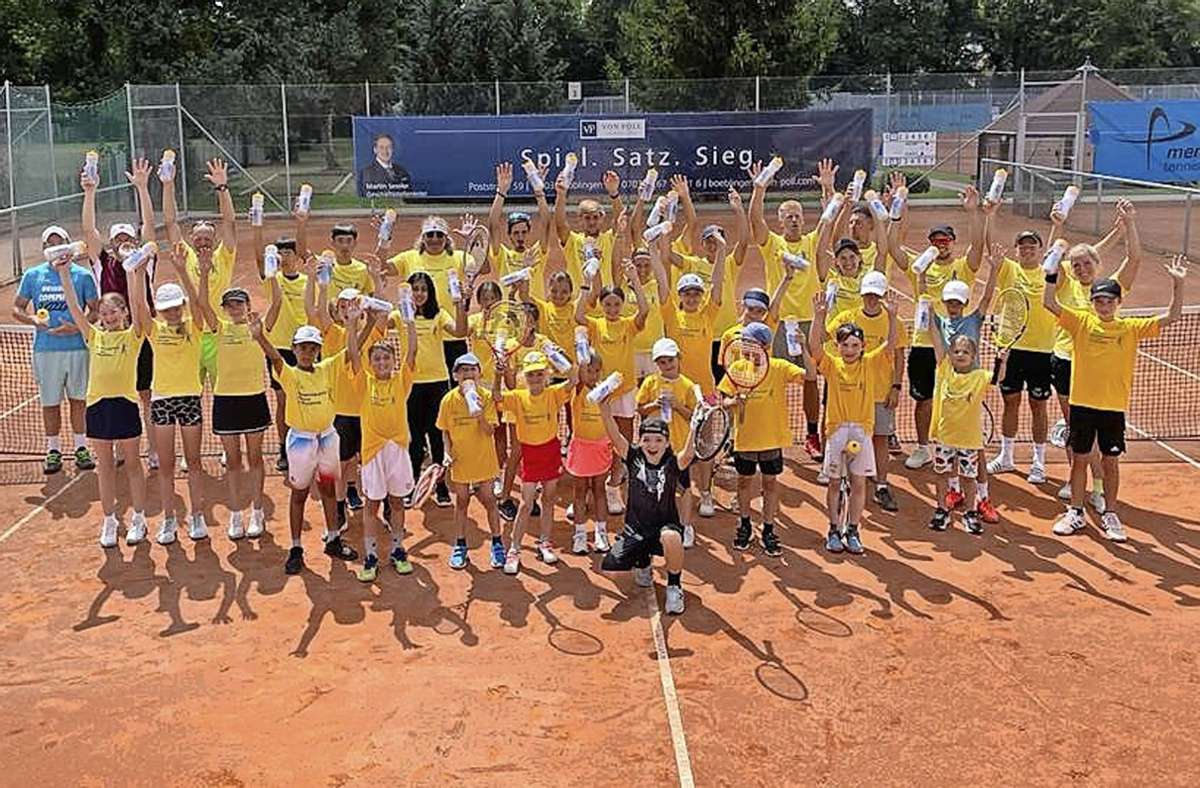 Vom Anfänger bis zum Fortgeschrittenen waren beim Tenniscamp in Sindelfingen alle Leistungsklassen dabei. Foto: privat