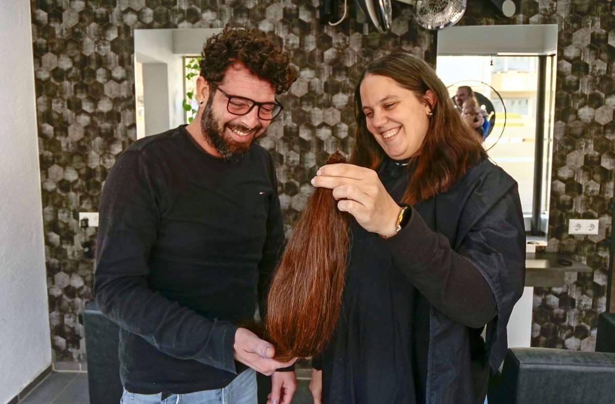Aktion in Kornwestheim: Haare  fünf Jahre wachsen lassen – für einen guten Zweck