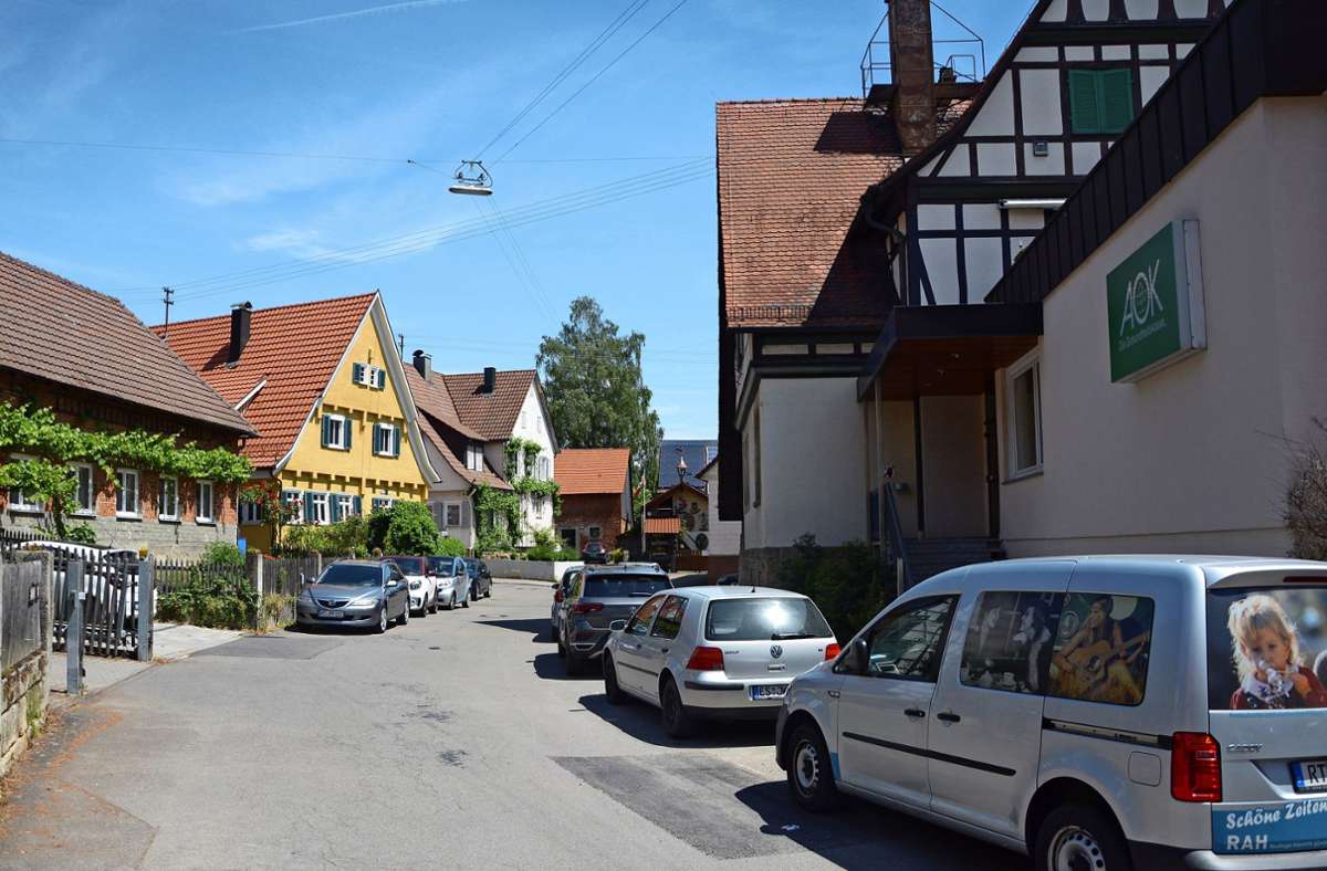 Ortsmitte in Echterdingen: Am Straßenrand fallen 79 Parkplätze weg