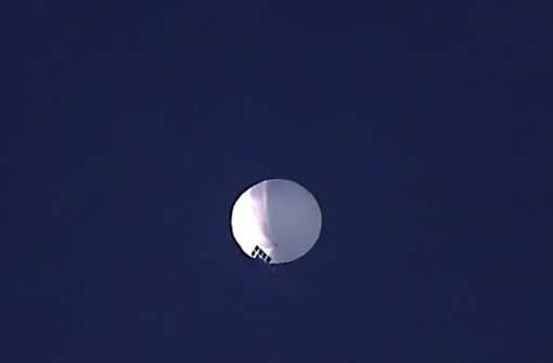 Ein großer Spionageballon wurde über dem Norden der Vereinigten Staaten gesichtet. Foto: dpa/Larry Mayer