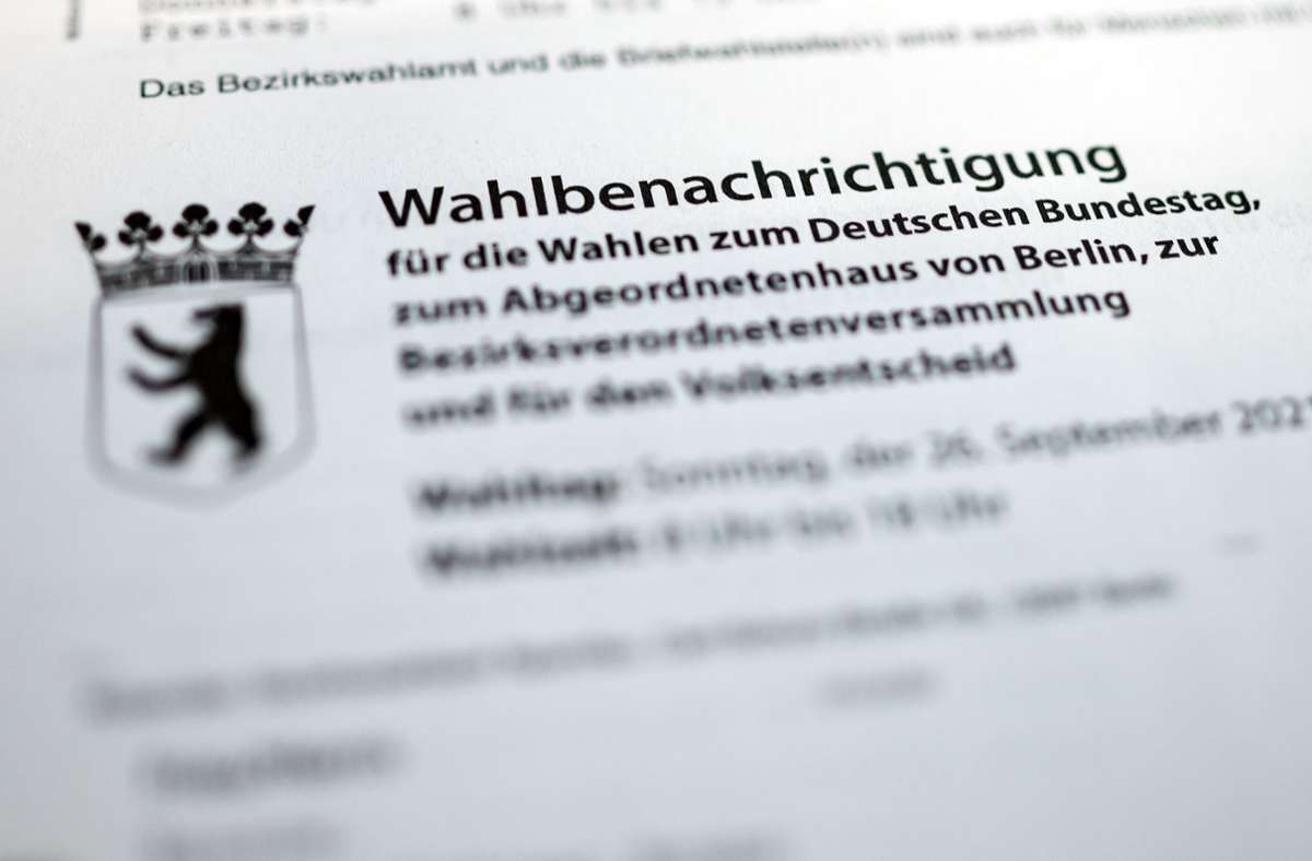 Bundestagswahl 2021: Wahlbenachrichtigungen seit Montag unterwegs