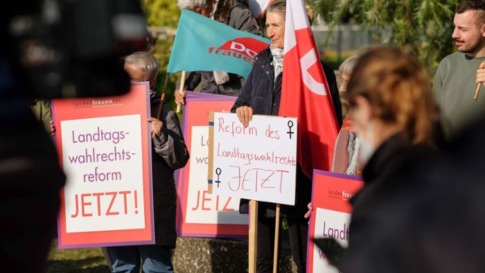 Diese Frauen wollen eine Reform des Landtagswahlrechts – und zwar bald