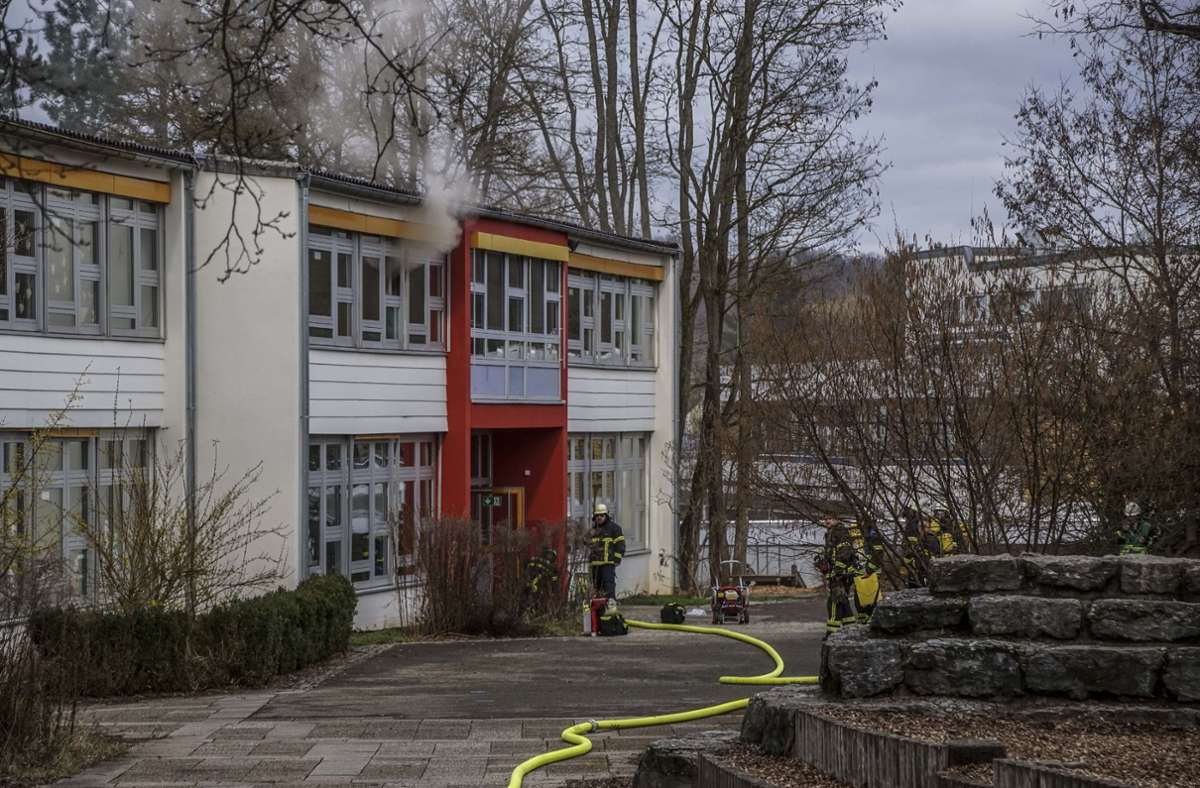 Brand im Kinderhort der Sommerhofen-Grundschule