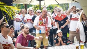 VfB-Fans leiden auch in der Fankneipe
