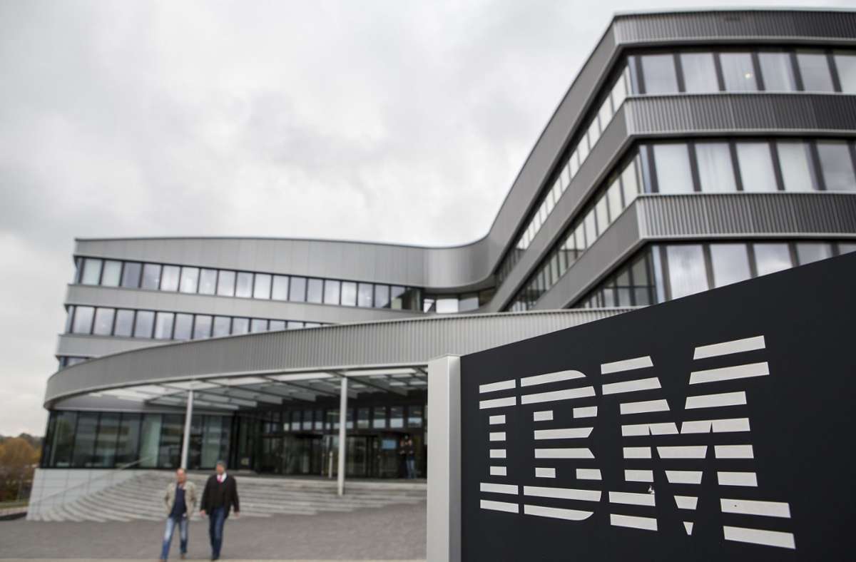 Die IBM Niederlassung in Ehningen. Foto: dpa/Silas Stein