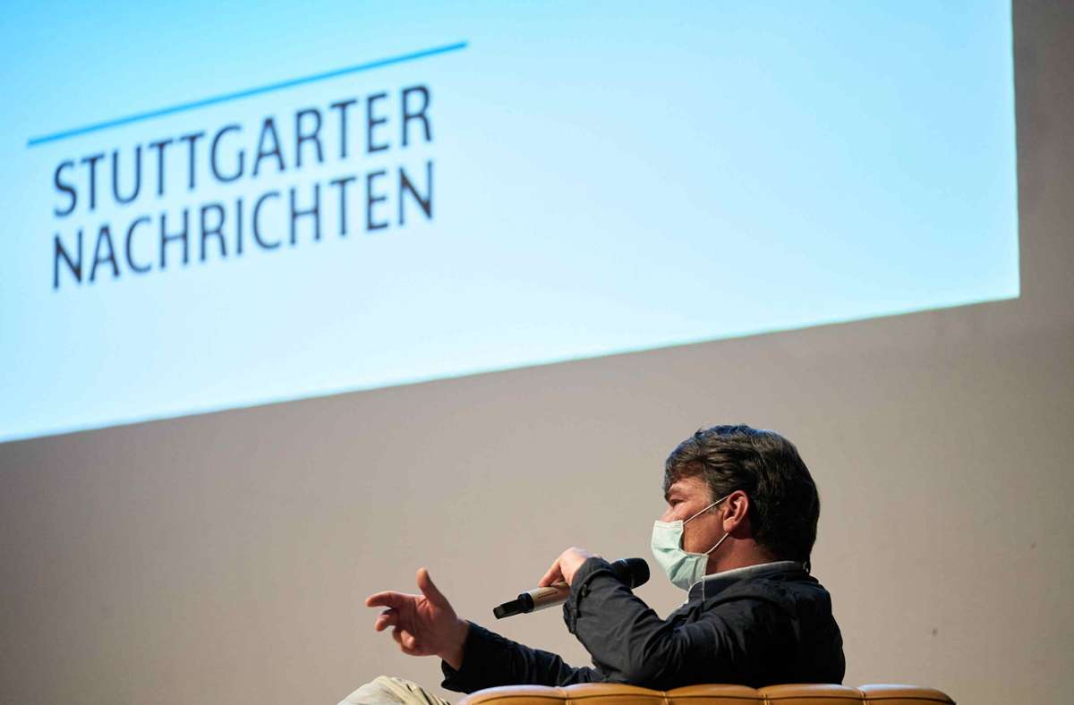 Marco Goecke beim „Über Kunst“-Abend unserer Zeitung am 24. Oktober  in der Staatsgalerie Stuttgart