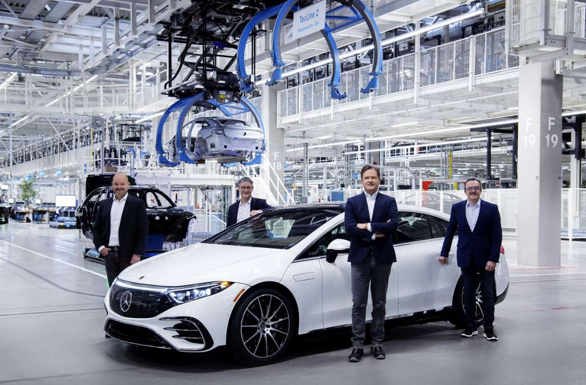 Beste Auslastung in der Factory 56: EQS setzt Daimler Sindelfingen unter Strom