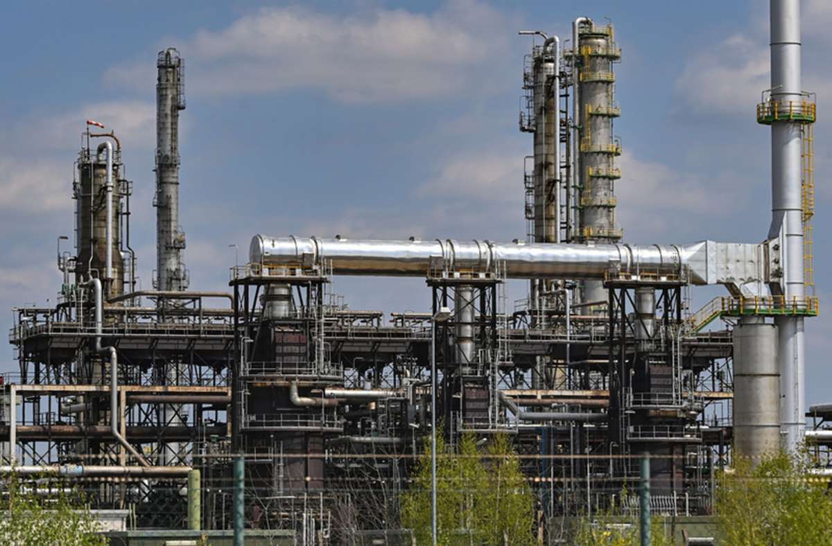 Die Ölraffinerie in Schwedt hat bisher russisches Öl verarbeitet. Foto: dpa/Patrick Pleul