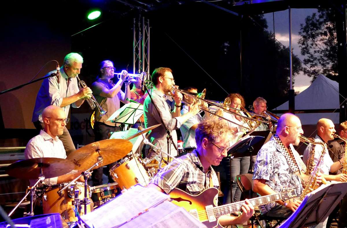 „Kultur im Freien“ in Sindelfingen: STB Big Band macht den Auftakt