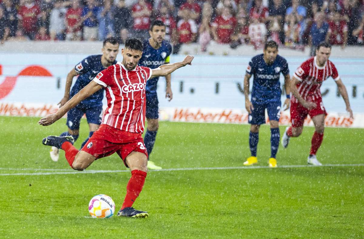 Fußball-Bundesliga: SC Freiburg klettert auf Platz zwei