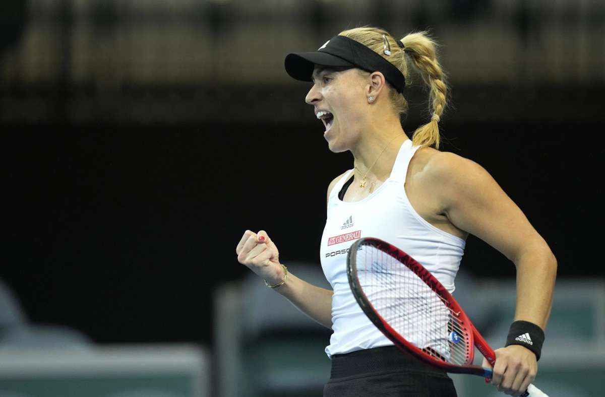 Tennis: Angelique Kerber bezwingt Barbora Krejcikova