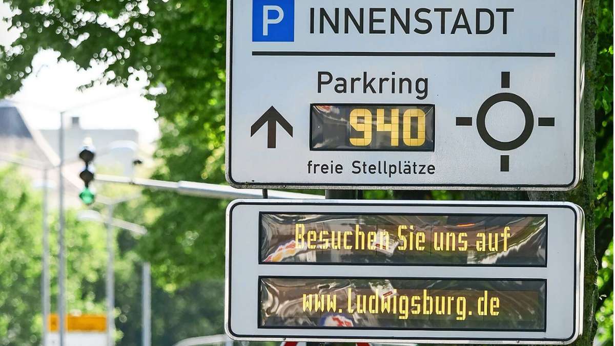Stadtnavi Ludwigsburg: App lotst Autos zu freien Parkplätzen  in Ludwigsburg