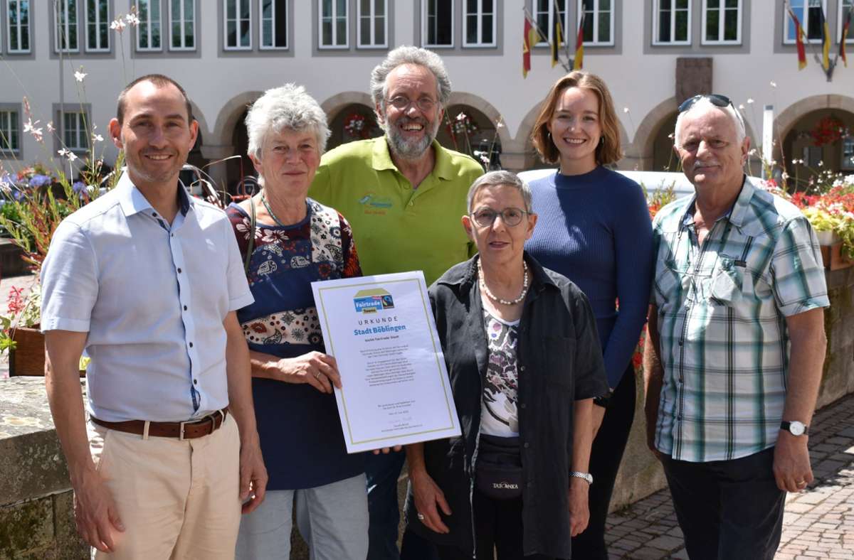 Engagement in Böblingen: Böblingen darf sich weiterhin Fairtrade-Stadt nennen