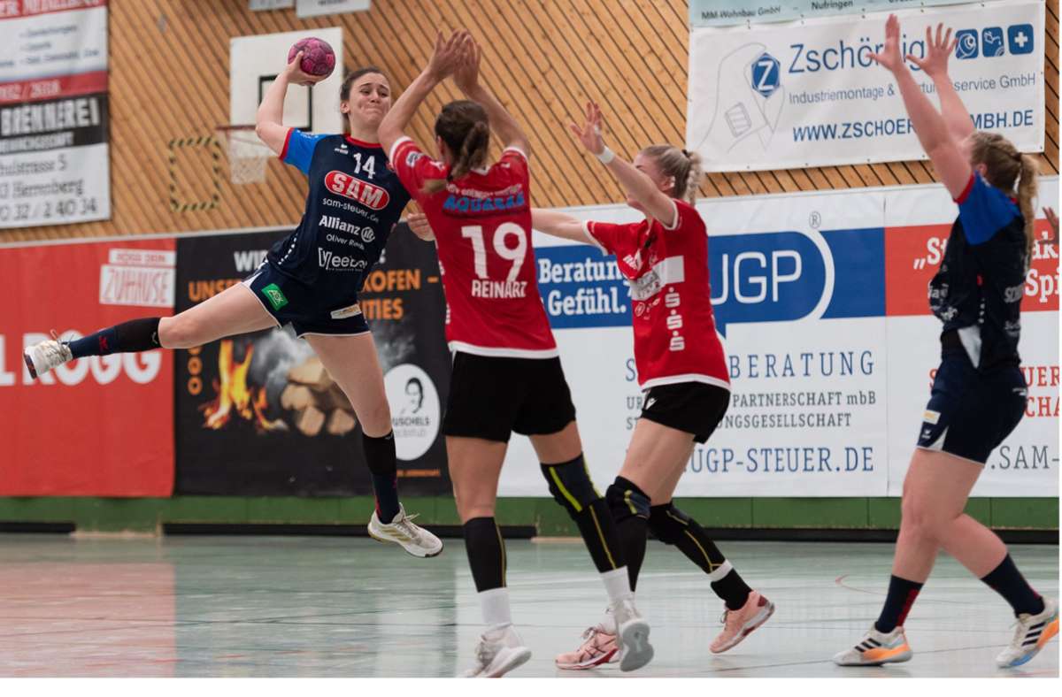 2. Handball-Bundesliga Frauen: Trotz Steigerung ist die SG H2Ku Herrenberg chancenlos