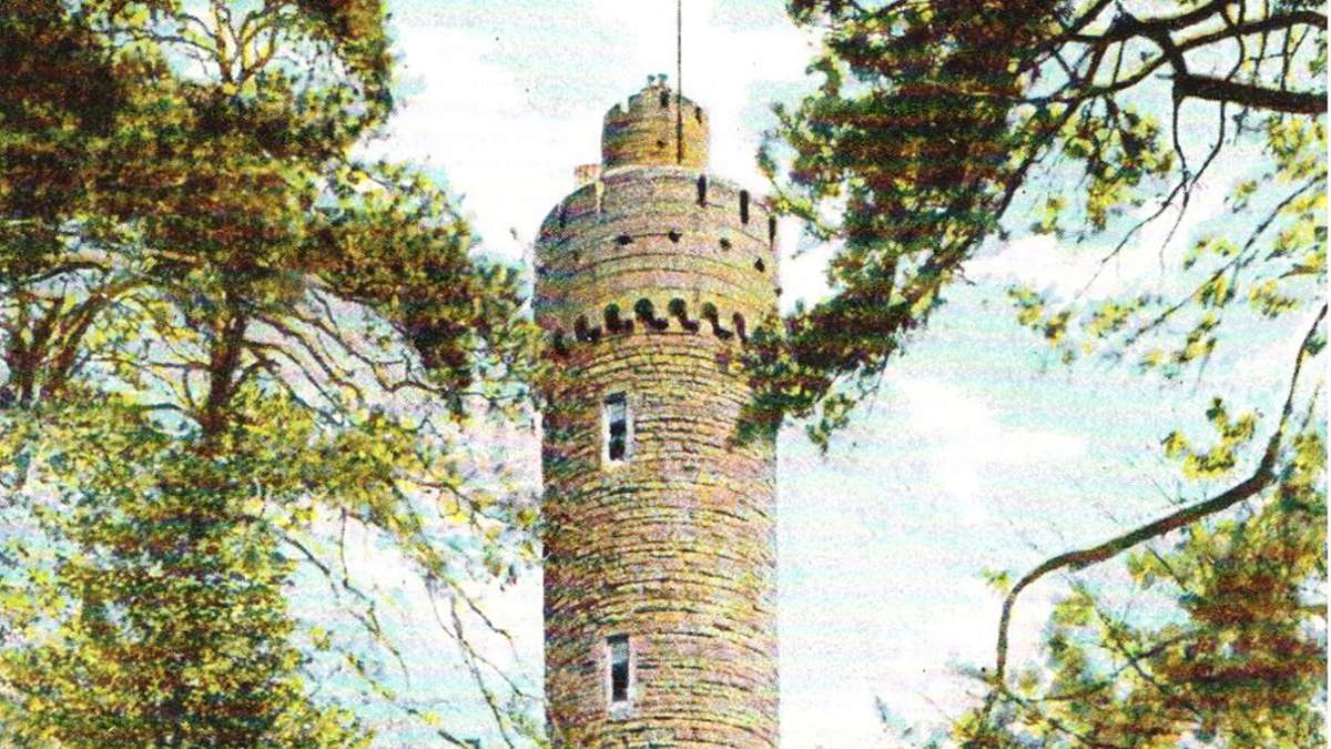 Naherholung vor 100 Jahren: Der Hasenbergturm war lange  ein Touristenmagnet in der Region