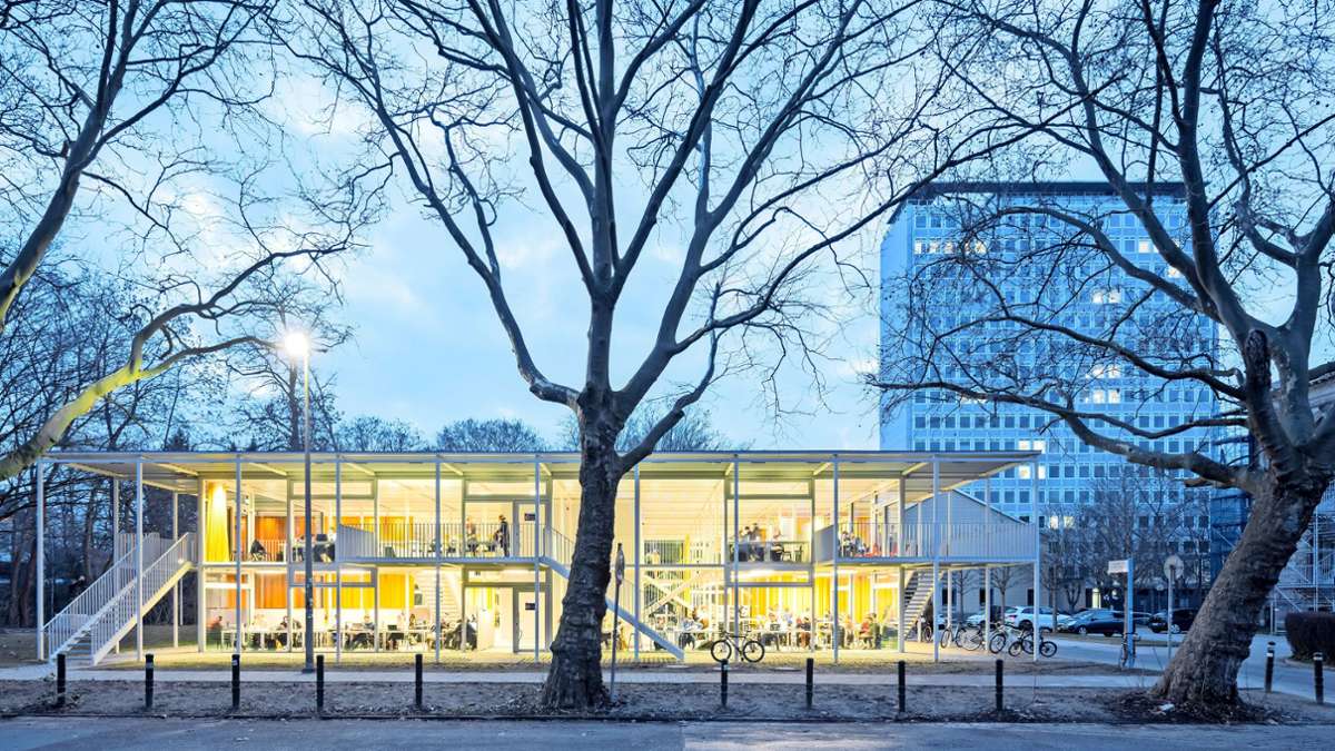Sieger des Mies van der Rohe Awards   2024 – das Studierendenhaus in Braunschweig, die Architekten Gustav Düsing und Max Hacke haben in Stuttgart studiert.