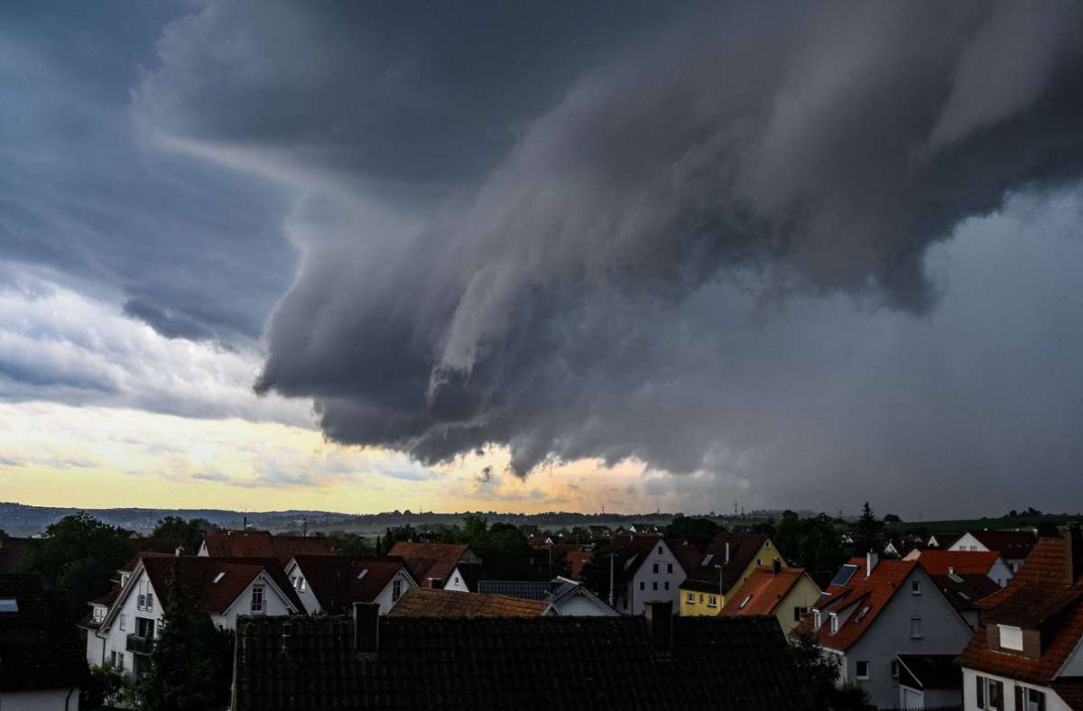 Baden-Württemberg: Hier warnt der DWD vor schweren Gewittern