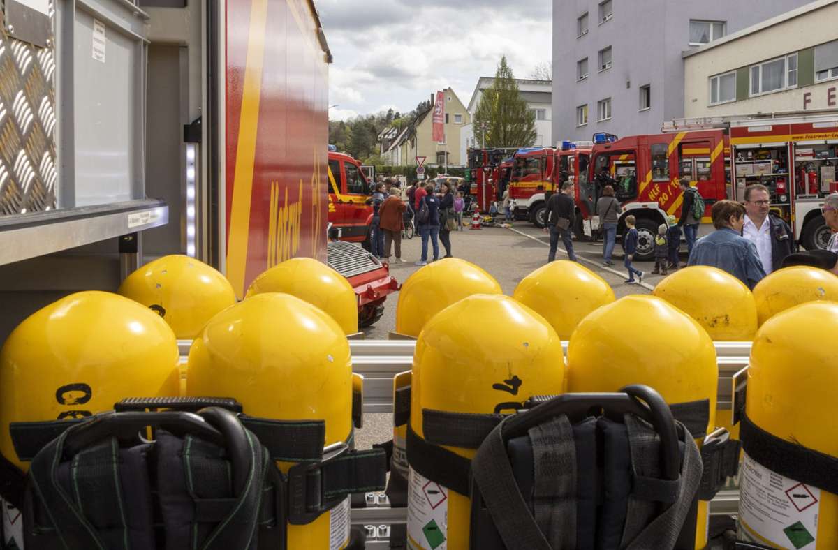Tag der offenen Tür in Leonberg: Faszination Feuerwehr zum Anfassen