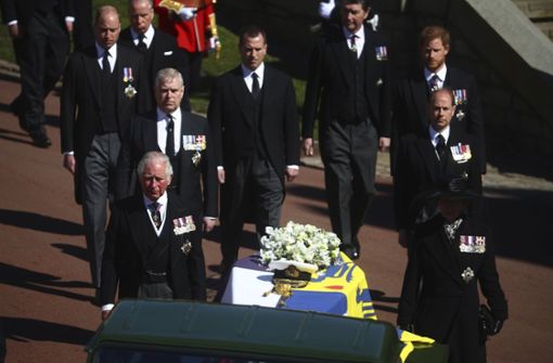 Prinz Philip wurde am Samstag beigesetzt. Foto: dpa/Hannah Mckay