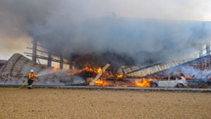 Brand auf Hofgut verursacht hohen Schaden