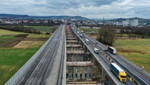 A6-Brücke bei Heilbronn wird am Stück verschoben