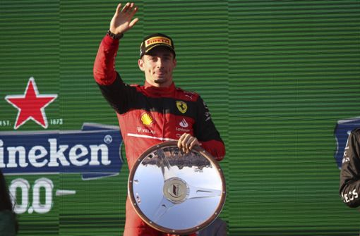 Charles Leclerc gewann beim Grand Prix in Australien – und die Ferraristi erwarten nun, dass er  am Sonntag auch für einen Heimsieg in Imola sorgt. Foto: dpa/Asanka Brendon Ratnayake