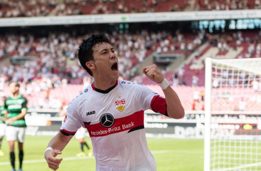 Kapitän Wataru Endo hat das höchste Rating aller VfB-Spieler. Foto: imago sportfotodienst/Eibner