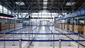 Terminals wie leer gefegt – Airport in die Knie gezwungen