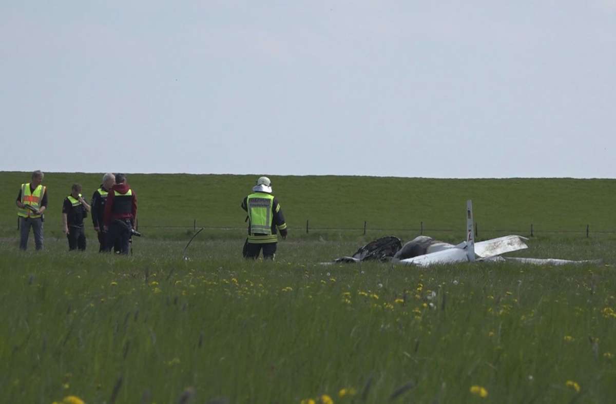 Bei Wilhelmshaven: Zwei Menschen sterben beim Absturz eines Ultraleichtflugzeuges