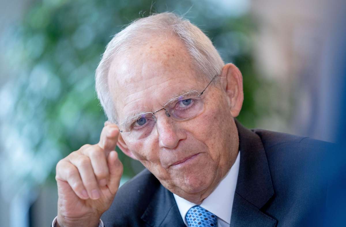 Bundestagspräsident vor der Wahl: Wolfgang Schäuble kann sich Minderheitsregierung vorstellen
