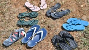 Flip Flops für Geflüchtete in Griechenland