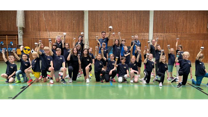 Beim Ferien-Workshop in Aidlingen 30 Kids für die Sportart begeistert