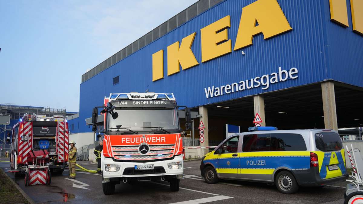 Sindelfingen: Kurzzeitiger Gasalarm bei Ikea