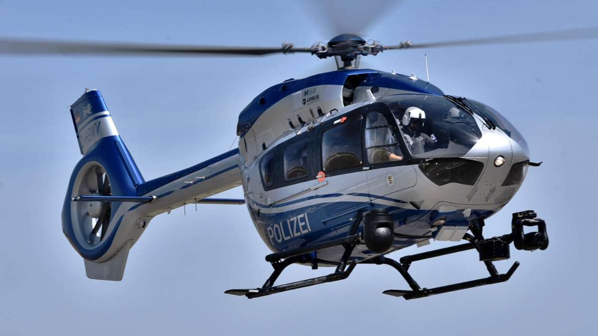 Plüderhausen im Rems-Murr-Kreis: Polizei fahndet mit Hubschrauber nach Einbrechern