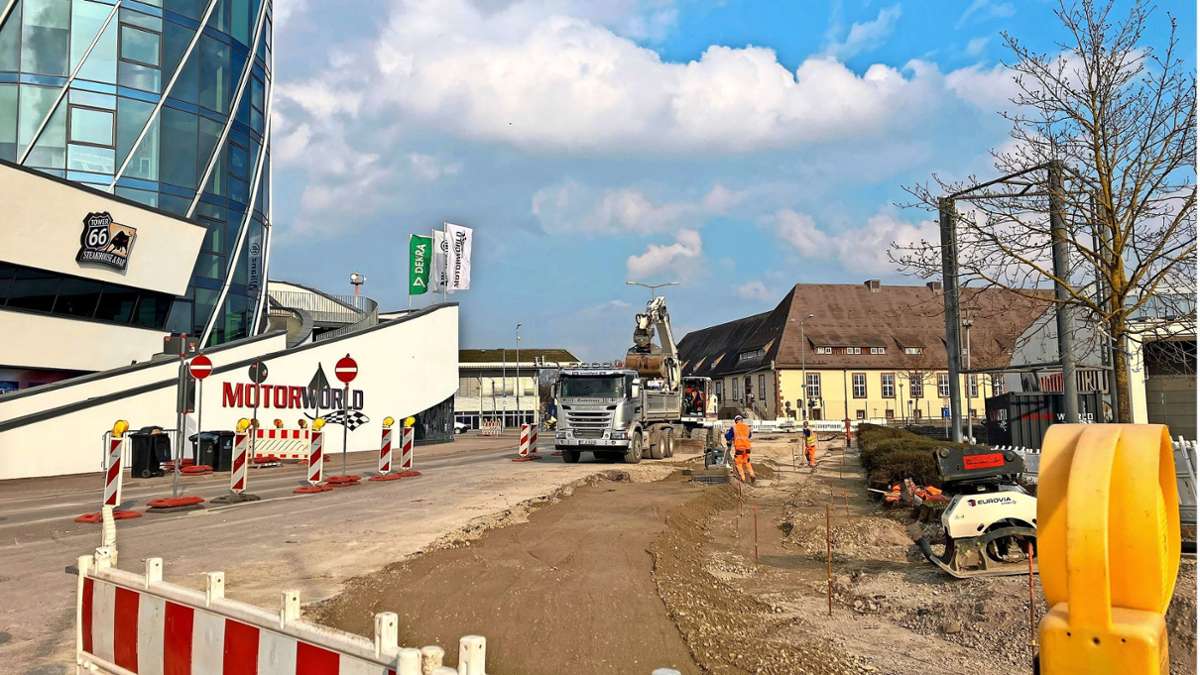 Autofahrer brauchen starke Nerven: Verkehrsfrust wegen gesperrter Flugfeld-Allee in Böblingen